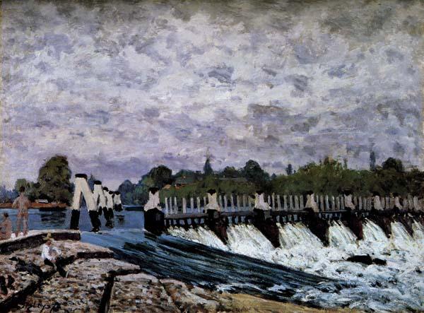 Alfred Sisley Molesey Weir-Morning